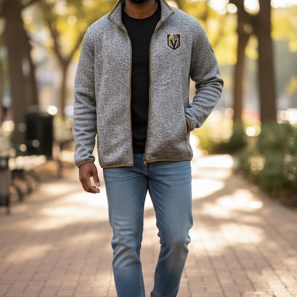 Las Vegas Golden Knights men’s Gray Jacket - Picture 8 of 12